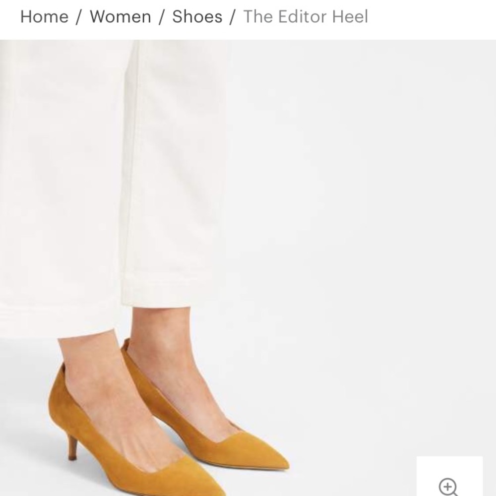 Everlane editor heels size 9 1/2 like new